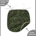 thumbnail image 4 of Camouflage Dining Chair Pad, Simplistic Design Woodland Camo Pattern in Green Tones, Water Resistant Pillow with Straps for Kitchen Seats, 6 Pieces Set, Evergreen Dark Sepia, by Ambesonne, 4 of 5