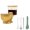 Gold+Green#001, variant on Toilet-Shaped Ramen Bowl Set with Detachable Drink Reservoir & Straw – Novelty Ceramic Noodle Bowl for Students, Office Workers, and Party Hosts – Fun 2-in-1 Eating & Sipping Design
