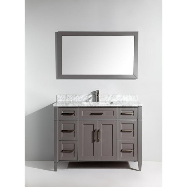 Vanity Art 48 Inch Single Sink Bathroom, 48 Inch Bathroom Vanity With Top