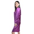 thumbnail image 2 of Vestido de satin Roman Fashion /Juvenil, 1260 (Morado) violeta CH, 2 of 5
