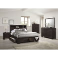 thumbnail image 2 of ACME Madison II Queen Bed with Storage in Espresso, 2 of 2