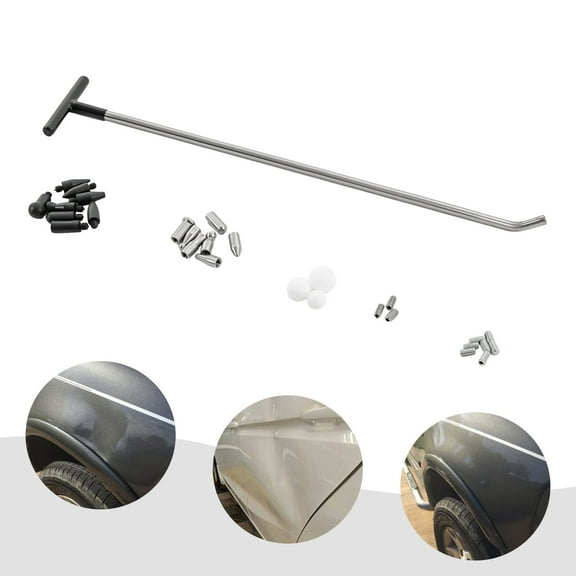 DENEST Paintless Dent Removal Tool Kit Dent Repair Set Pdr Tools Rods Car Repairing Kit