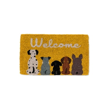 Abbott Collection 35-FWD/an 1906 Doormat-18X30 L, 18x30 inches L, Welcome Dogs