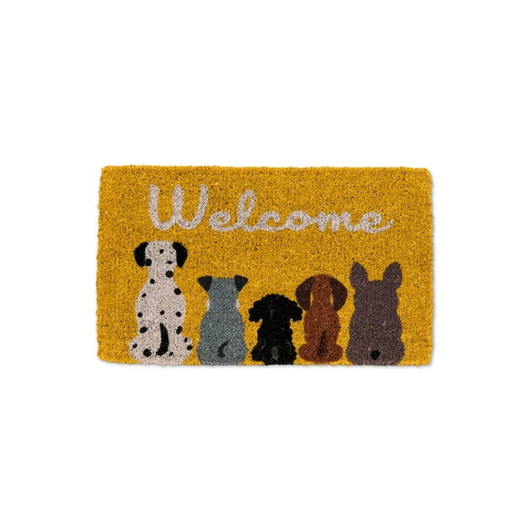 Abbott Collection 35-FWD/an 1906 Doormat-18X30 L, 18x30 inches L, Welcome Dogs