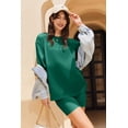 thumbnail image 4 of EKOUAER Women Cotton Lounge Sets Summer Outfits T-Shirt Top and Biker Short Set 2 Piece Matching Tracksuit Fashion, 4 of 6
