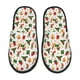 thumbnail image 1 of Fotbe Christmas Hat Cute Puppy Pantuflas Peludas para Mujer con Estampado, Zapatillas de Peluche, Zapatos de Invierno para Casa, Uso Interior y Exterior-Large, 1 of 8