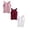 Pink & White & Wine, variant on 3 Pack Tank with Built In Bra for Women Sleeveless Comfortable Stretch Built In Padded Bra Activewear Gym Sports Wirefree Support Yoga Cami Shirt
