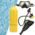 thumbnail image 4 of Tank, 1L Oxygen Tank Diving Set Mini  For Diving Yellow, 4 of 8