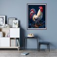 thumbnail image 7 of Diamond Art Kits for Adults - 5d Rooster Patriotic Blue Red Feathers Diamond Painting for Adults, Diamond Art for Adults Beginners, Diamond Painting Kits for Adults for Home Wall Decor, 7 of 7