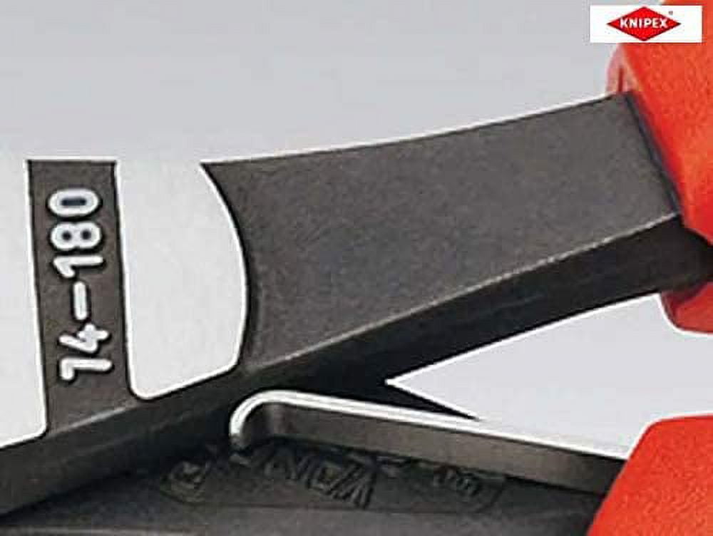 Knipex Ultra High Leverage Diagonal Cutters, 8 in, Bevel