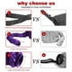 thumbnail image 5 of Frclona Gorro para secador de pelo: secador de pelo con capó mejorado con manguera extendida más larga para peinar, rizar y acondicionar profundamente fácilmente, morado, talla única, 5 of 5