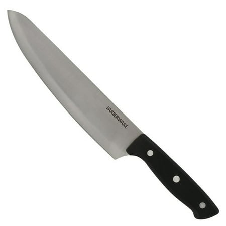 Farberware Full Tang Triple Rivet 8 Inch Black handle Chef (Best Full Tang Knife Under 50)