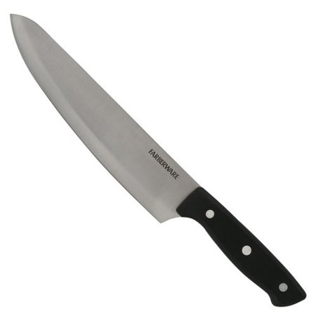 Farberware Full Tang Triple Rivet 8 Inch Black handle Chef (Best Chef Knives In The World 2019)