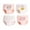 ZD-Pink, variant on Zanarzt Little Girls Ruffled Bloomers Potty Training Underwear 4 Pack Cotton Toddler Pee Pants for Baby Girls Back to School Clothes Pink,5-6 Years