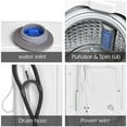 thumbnail image 2 of Costway Full-Automatic Laundry Wash Machine Washer Spinner Drain Pump, 2 of 11