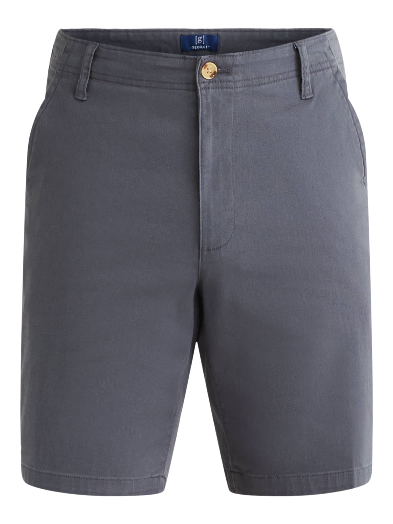 George Men's and Big Men's Flat Front Shorts, 9" Inseam, Sizes 28-54
