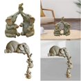 thumbnail image 1 of Estatuilla de elefante perfecl 2 uds Decoración de oficina, 1 of 8