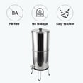 thumbnail image 6 of M Buder Countertop Gravity Water Filter System Stainless Steel 2.9GAL / 11L Water Filtration Dispenser for Home Camping RV, 6 of 9