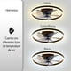 thumbnail image 5 of Ventilador de techo inteligente Homeasy LED con control remoto Moderno, 5 of 5