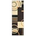 thumbnail image 2 of GlowSol 2' x 6' Hallway Runner Rug Kitchen Modern Geometric Rugs Non Slip Low Pile Bedroom Rugs for Laundry Room Kitchen, Brown, 2 of 7