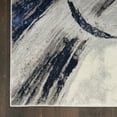 thumbnail image 4 of Inspire Me! Home Décor Brushstrokes Abstract Grey/Navy 9' x 12' Area Rug (9x12), 4 of 8
