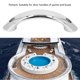 thumbnail image 4 of 2Pcs Boat Grab Handle Marine Hand Rail 165mm 316 Stainless Steel Grab Bar for Yacht Ship, 4 of 5