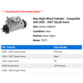 thumbnail image 2 of Rear Right Wheel Cylinder - Compatible with 2002 - 2007 Suzuki Aerio 2003 2004 2005 2006, 2 of 2