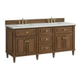 thumbnail image 7 of James Martin Vanities 72" Double Vanity, Bright White w/ 3 CM Eternal Marfil Quartz Top, 7 of 7