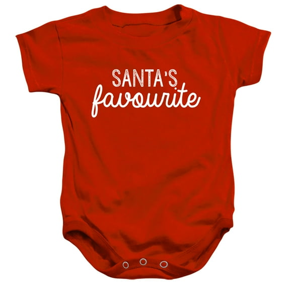 Santa's Favorite This Christmas Unisex Infant Snap Suit for Baby