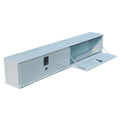 RKI RKIUS96C 96 in. Steel Double Door Upper Side Box, White