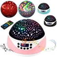 thumbnail image 2 of HIBIBUD 2026 New Night Light for Kids with Music&Timer Baby Night Light Star Projector White Noise Machine for Baby Sleeping Soother 12 Soothing Sounds Remote Control Timer for Nursery Children, 2 of 6