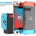 thumbnail image 5 of HEYSTOP Switch Carrying Case for Nintendo Switch Case with Screen Protector, 9 in 1 Nintendo Switch Accessories Kit and 6 Pcs Thumb Grip, Nintendo Switch Protective Case, 5 of 9