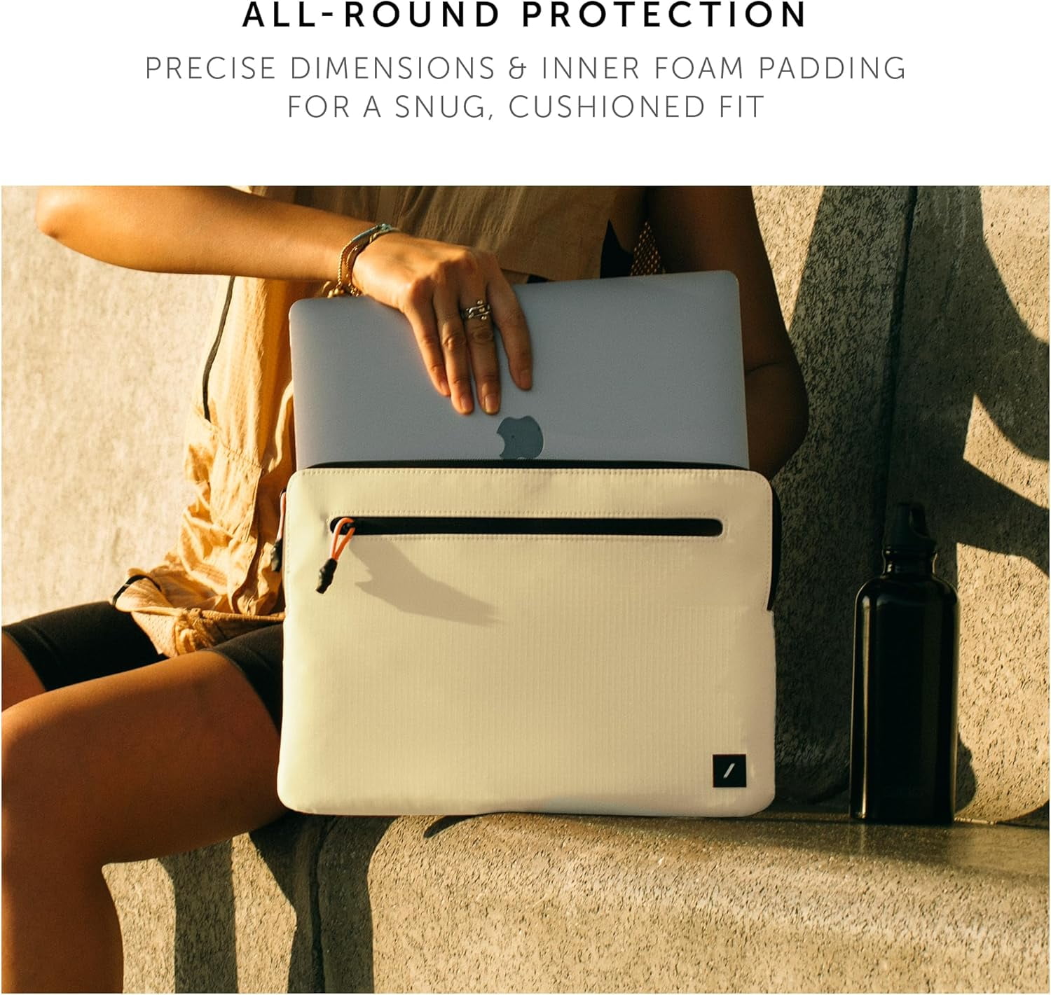 Native Union Ultralight Laptop Sleeve – Durable, Lightweight – 14 inch Computer Sleeve (Apricot)