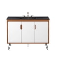 thumbnail image 6 of Modway Energize 48" MDF and Particleboard Bathroom Vanity - Cherry/White/Black, 6 of 6