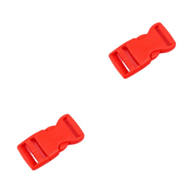 relayinert 10pcs/set Easy To Buckle Strap With Multi-Color Clasp Belt Buckles High Compatibility ABS Release Buckle Hook Buckle red 2Set