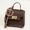 Brown, variant on Mini Square Bag Pendant Keychain - High Quality Leather with Colorful Strap, Cute Car Keychain & Bag Charm Accessory