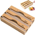 thumbnail image 1 of WOAZNSK Dispensador de Papel de Aluminio,Dispensador de Envoltura con Cortador Deslizante,Compatible con Rollo de 12 Pulgadas,para Papel de Aluminio, Papel de esta&ntilde;o, Papel de Hornear, 1 of 7