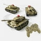 thumbnail image 3 of RC Tank Truck Vehicles RC Car 2.4Ghz Radio Controlado Battle Tank Toy 270 degree Rotacional Sonidos realistas Gran regalo para niños Niños Verde Zulema Juguetes carro tanque, 3 of 8