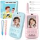 thumbnail image 1 of Walkie Talkies Artman para niños con pantalla, paquete de 2, azul y rosa, 1 of 9