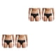thumbnail image 1 of Guardurnaity 2x Cuerpo delgado Sellado flexible Ropa interior para hombre Calzoncillos para apariencia sexy Calzoncillos para hombre Calzoncillos negro L 2Conjunto, 1 of 6