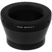 Lens Mount Adapter (Type 1), M42 (42mm x1 Thread Screw) Lens to Pentax Q-Series Camera, fits Pentax Q Mirrorless Cameras, fits Pentax Takumar and Zeiss Lenses.