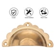 thumbnail image 5 of UPGRATOR Door Knob Copper Drawer Pull Knobs Golden 1Set, 5 of 5