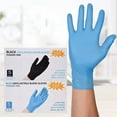thumbnail image 2 of Kripyery 100Pcs Disposable Nitrile Gloves Enhanced Flexibility Precise Handling Powder-Free Home Cleaning Food Gloves Thickened Portable Bulk Gloves, 2 of 8