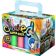 Sidewalk Chalk 20 Pack, PartNo 3509, by Ja-Ru Inc., Stationery, Chalk, Art Suppl