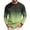 Green -AM16, variant on Men's Crewneck Long Sleeve T-Shirt Casual Cotton Jersey Fit Breathable Gradient Casual Sport Shirt Red S