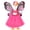 Pink, variant on CaiYueKe 5 Pcs Butterfly Wings Porch Goose Outfit Costume Set for 23 Inch Garden Decoration Waterproof Colorfast Easter Spring Themed Outdoor Yard Lawn Patio Festive Holiday Ornament