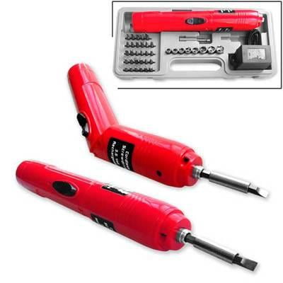 Cordless Battery Operated Power Powered Hand Straight Screwdriver Tool