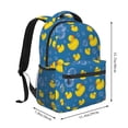 thumbnail image 2 of Balery Rubber Duck Mochila Escolar Impresa, Mochila Ligera para Viajes Casual, Mochila Duradera y Cómoda Multifuncional, Mochila para Laptop-One Size, 2 of 5