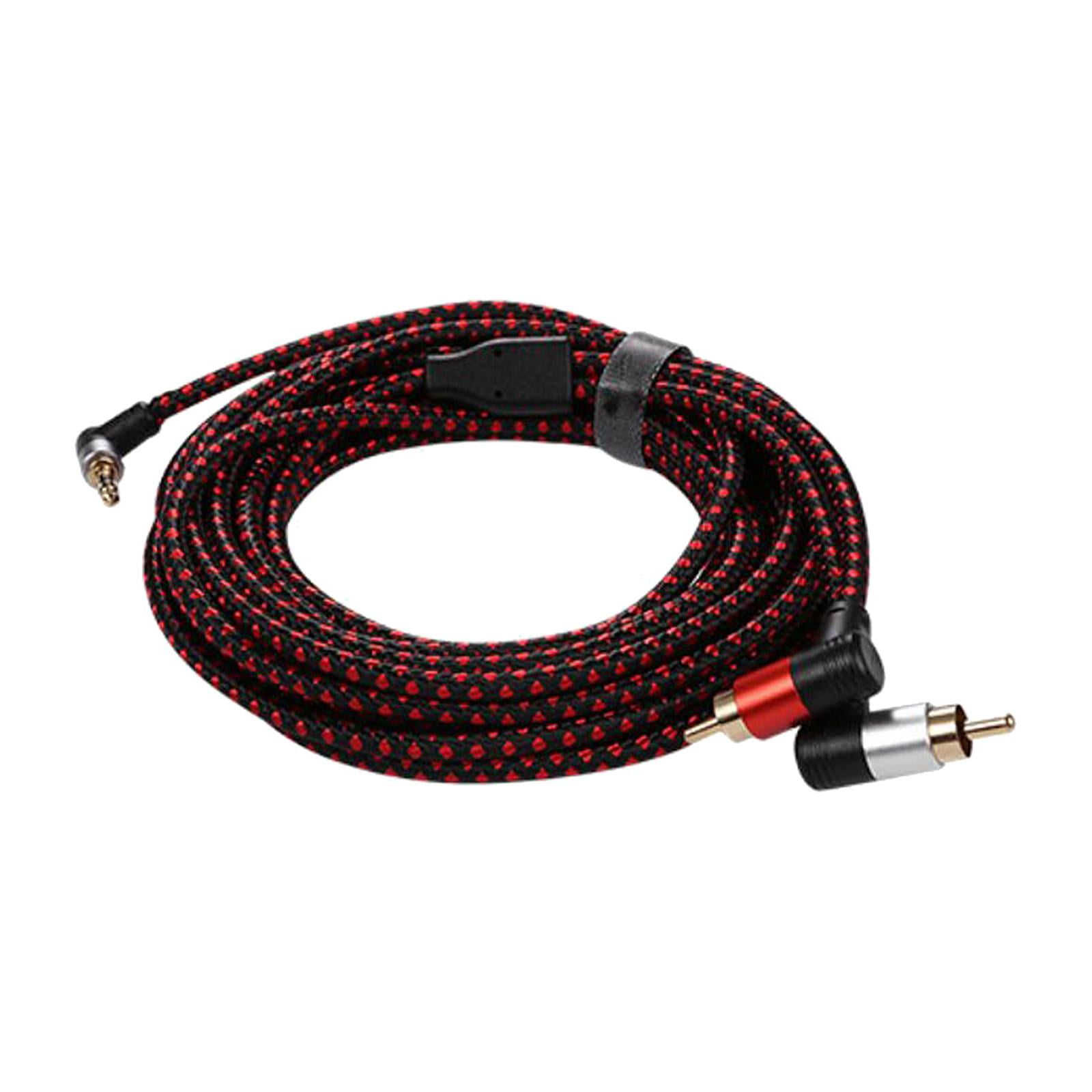 Câble D'extension Audio 3.5mm TRRS 1.8m - Mâle Vers Femelle, Angle Droit - Pour Casques Avec Micro, Smartphones, PC, Consoles