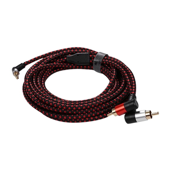 MERIGLARE Câble Audio Stéréo 3,5 mm Mâle vers 2 RCA Mâle, Adaptateur Répartiteur en Y, 5 Mètres